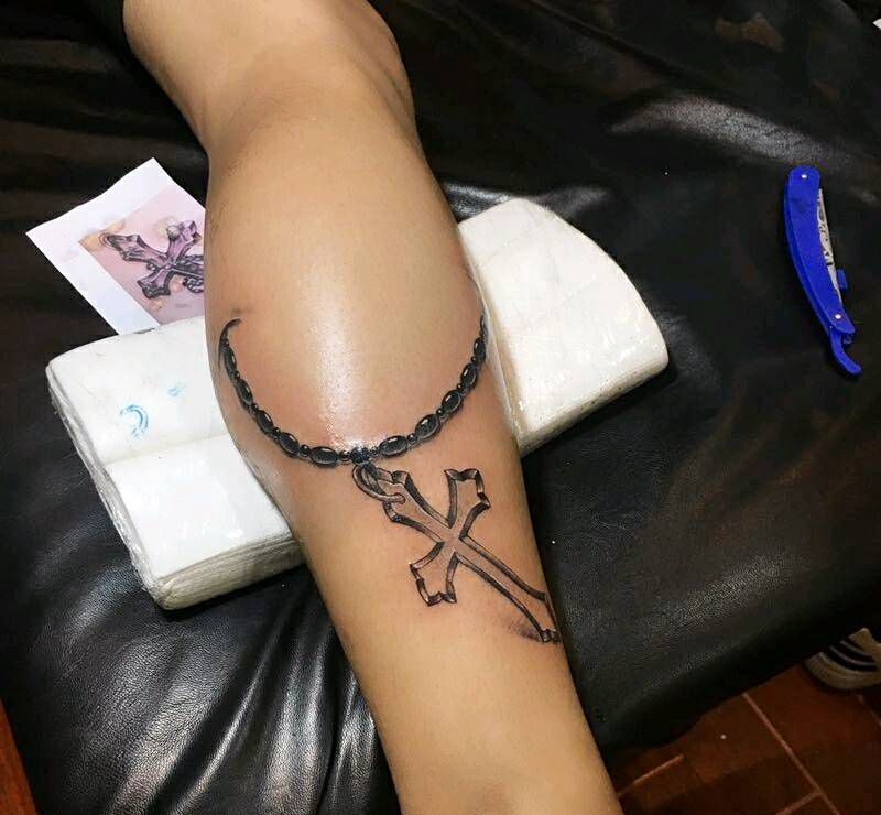 十字架纹身图片