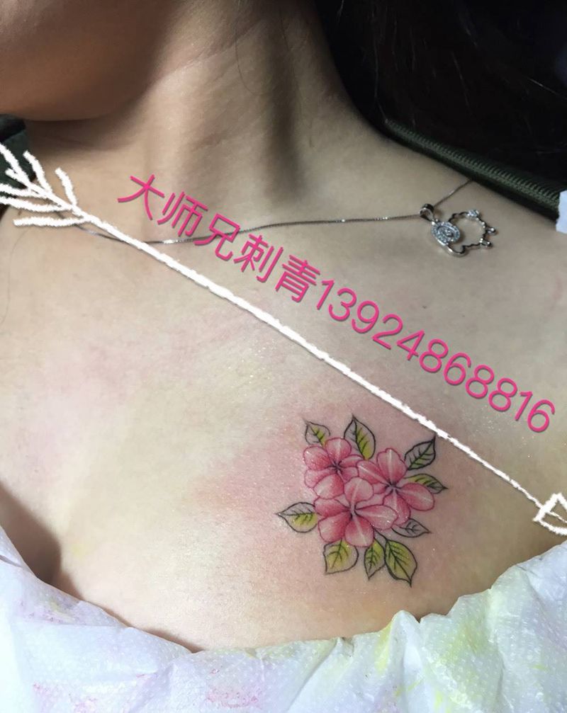 小花纹身图片