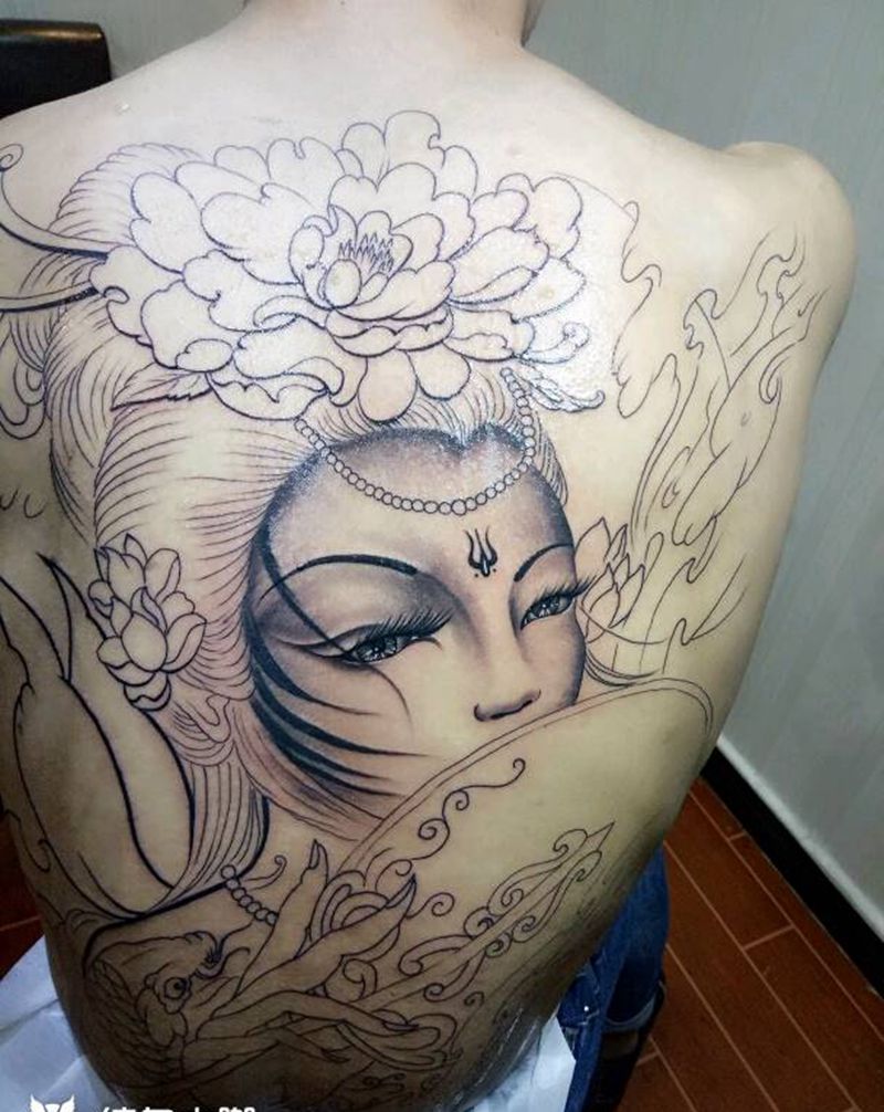 未完成作品，待续纹身图片