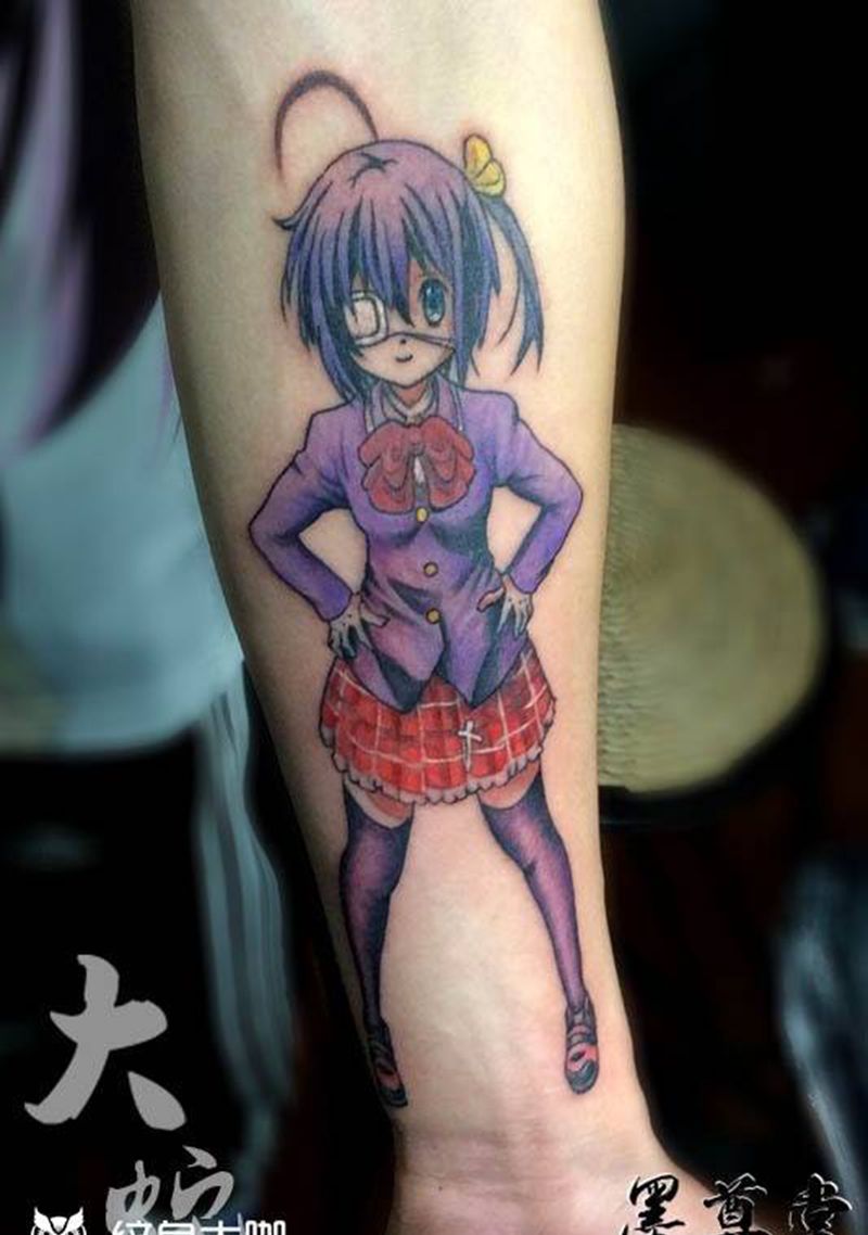 二元次！纹身图片
