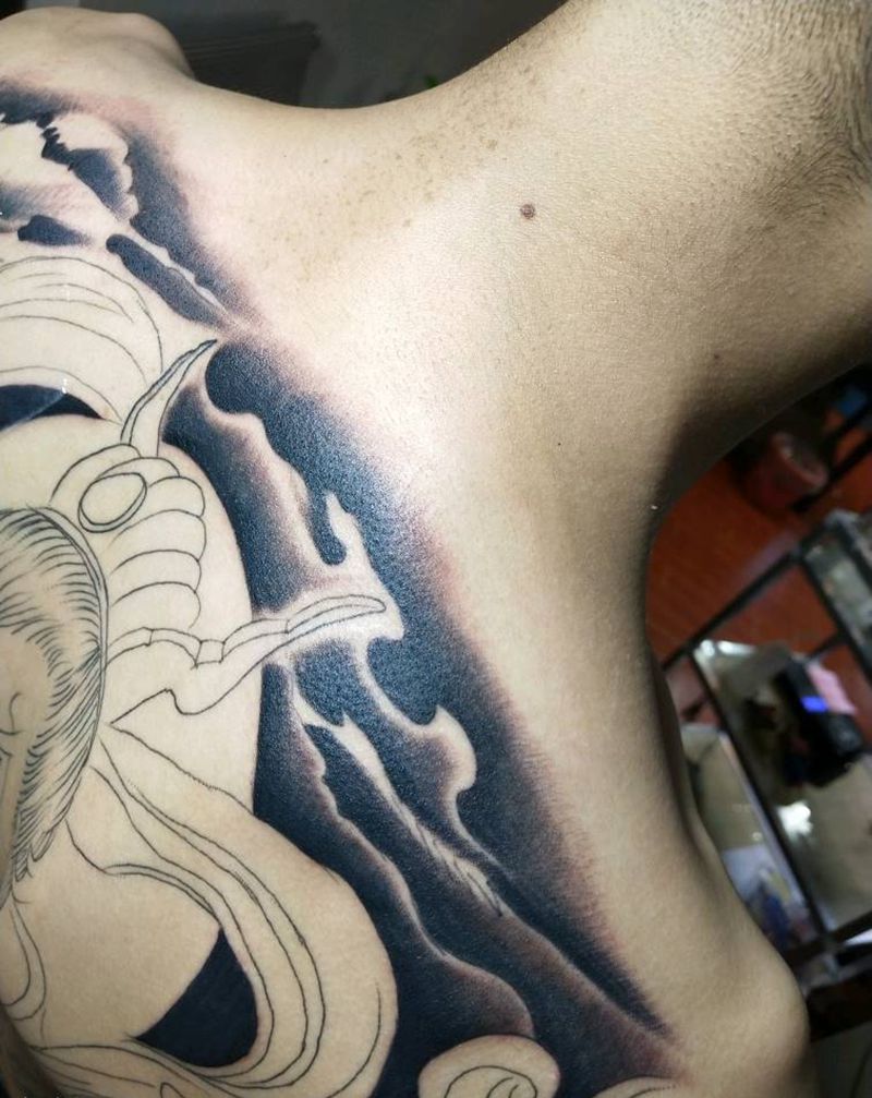 二郎神纹身图片