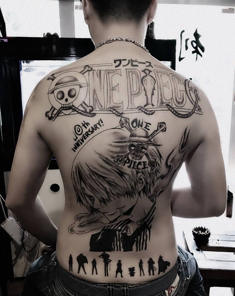海贼王纹身图片