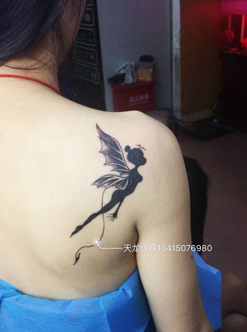 精灵纹身图片