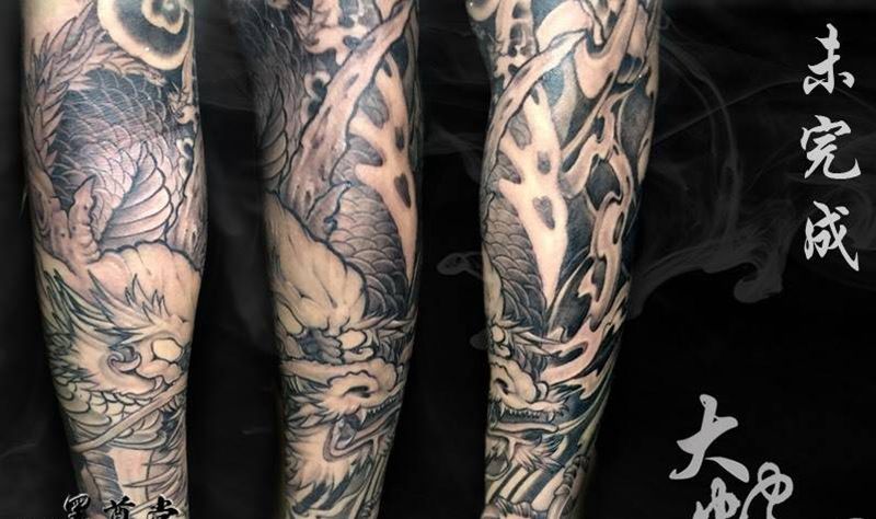龙纹身图片