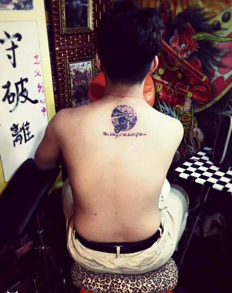 乘风破浪纹身图片