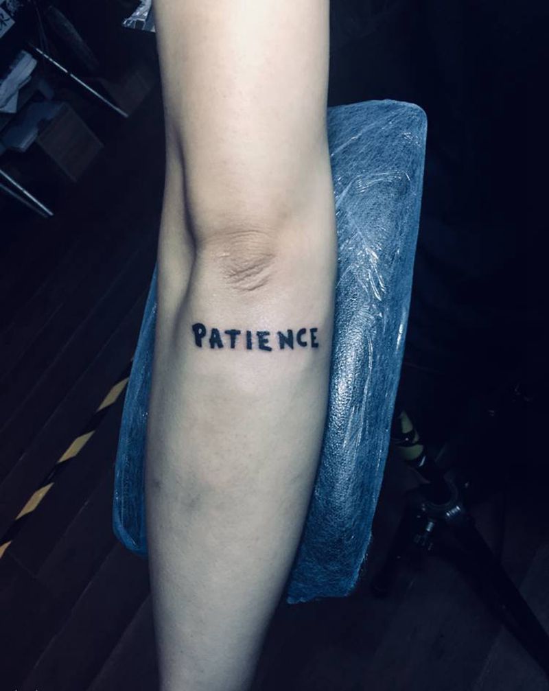 小臂英文纹身图片_手臂纹身图案