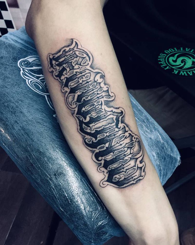 奇卡诺纹身图片_手臂纹身图案