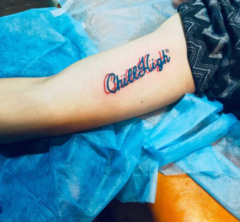 西樵本土潮牌chillhigh纹身图片_手臂纹身图案