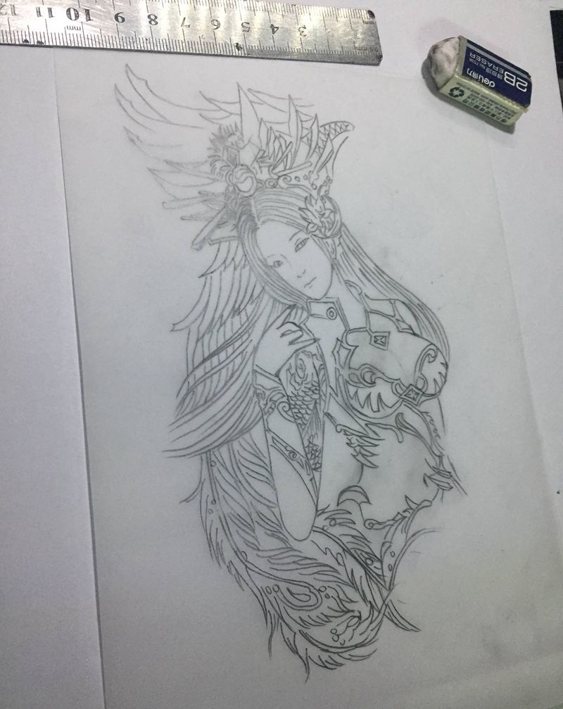 试炼纹身图片_手臂背部纹身图案