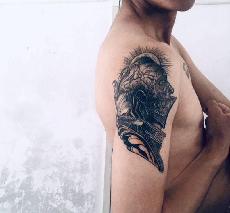 买家秀恢复20天纹身图片_手臂纹身图案