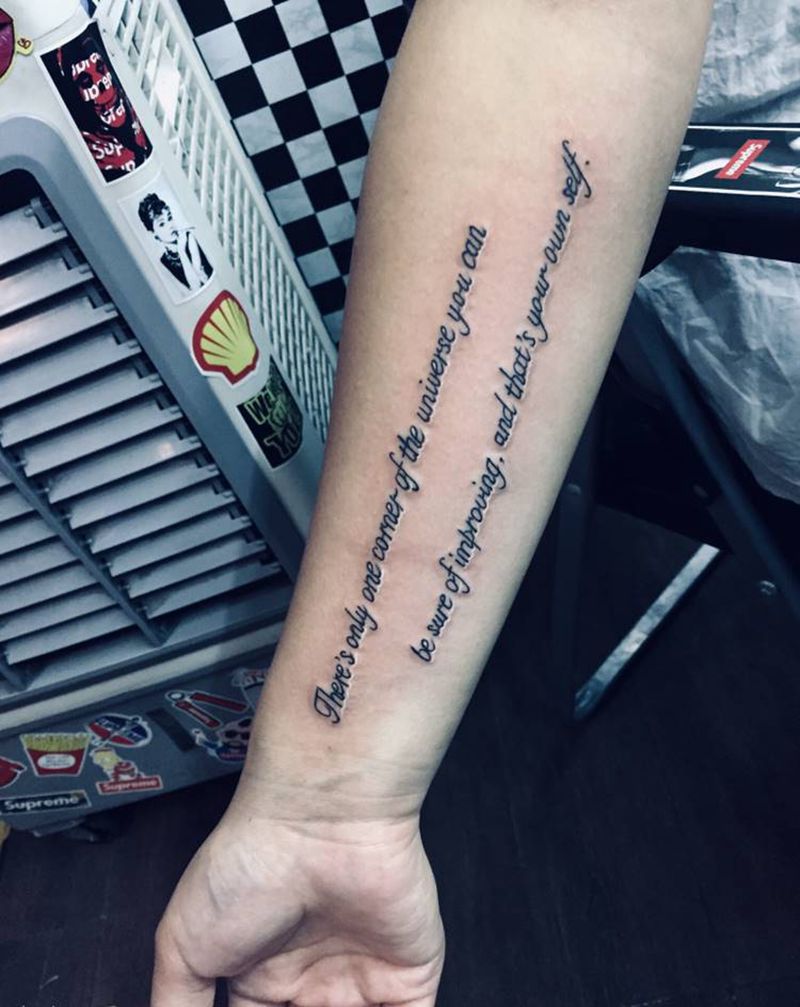 英文纹身图片_手臂纹身图案