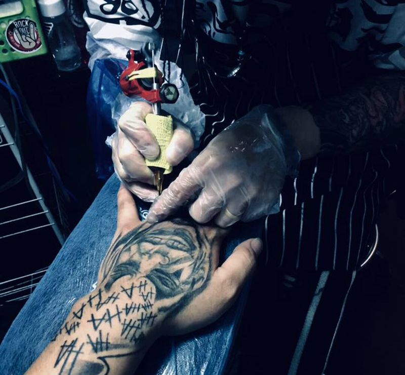 日常纹身图片_手部纹身图案