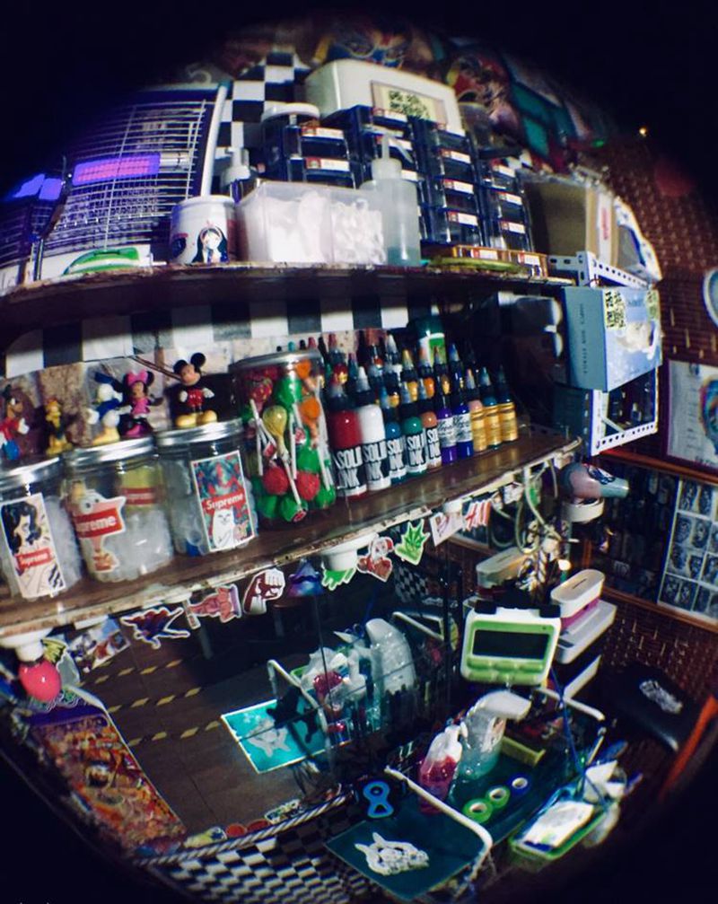 糖纹身图片_手臂纹身图案