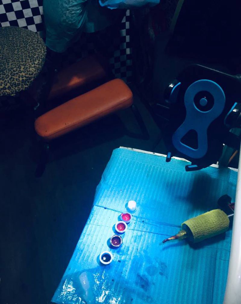 今工纹身图片_肩部纹身图案