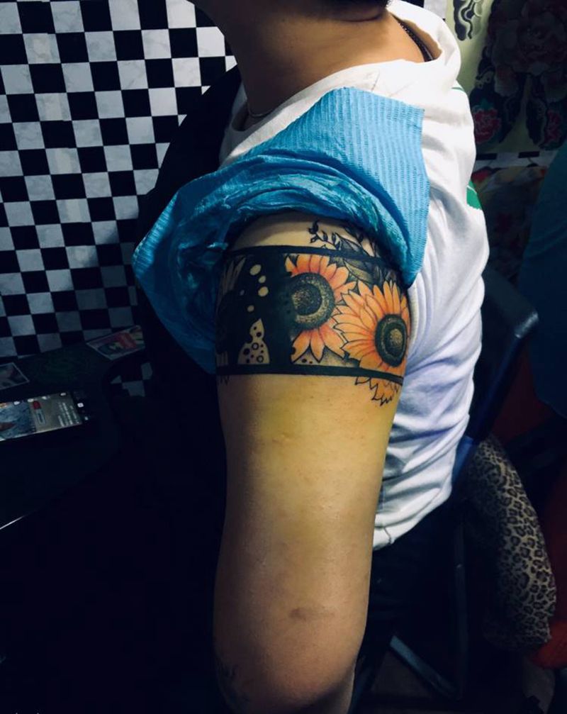 遮盖未完纹身图片_手臂纹身图案