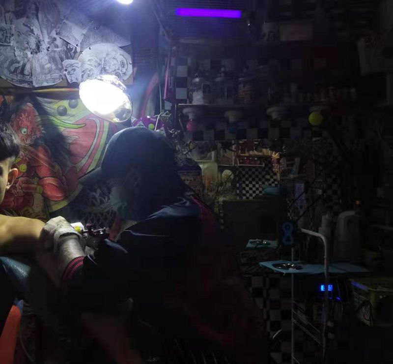 低碳生活纹身图片_手臂纹身图案