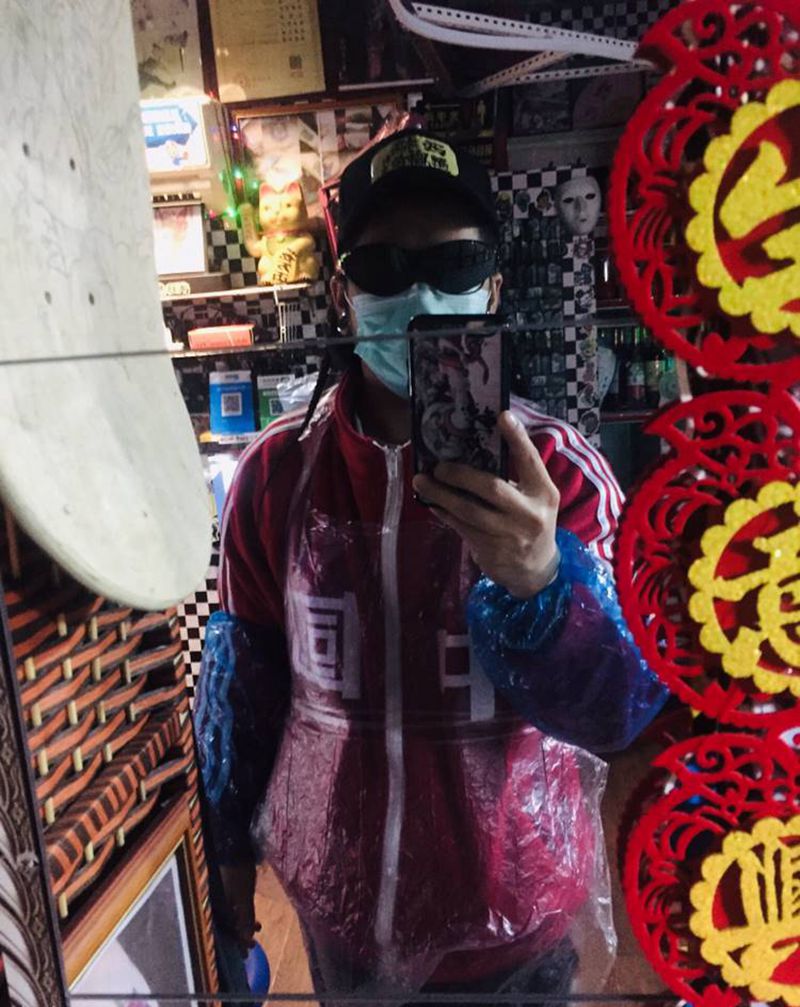 年初7依然防护服工作纹身图片_手臂纹身图案