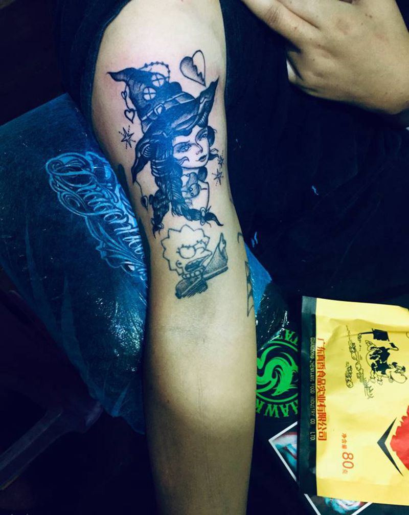 遮盖纹身图片_手臂纹身图案