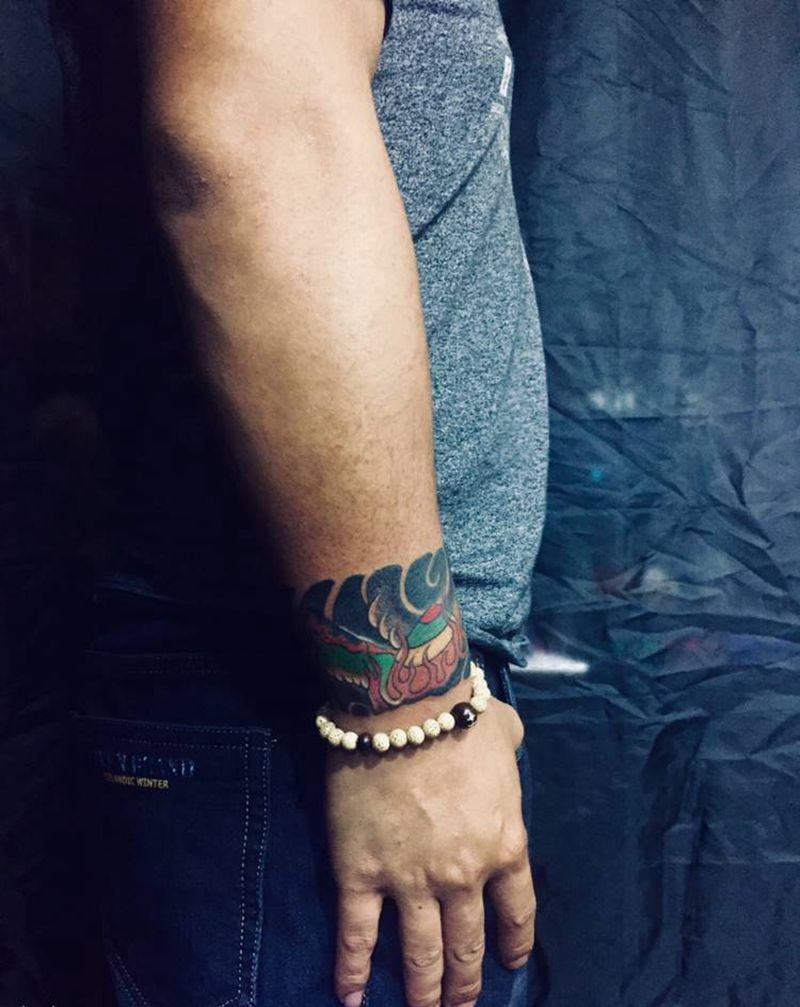 手环纹身图片_手臂纹身图案