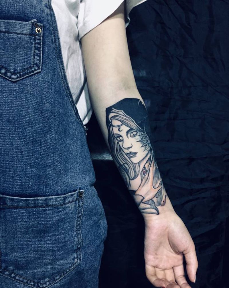 欧美人物纹身图片_手臂纹身图案