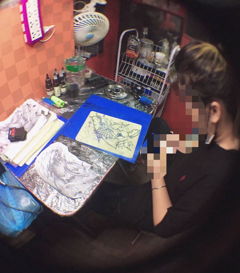 日常训练课纹身图片_手臂纹身图案