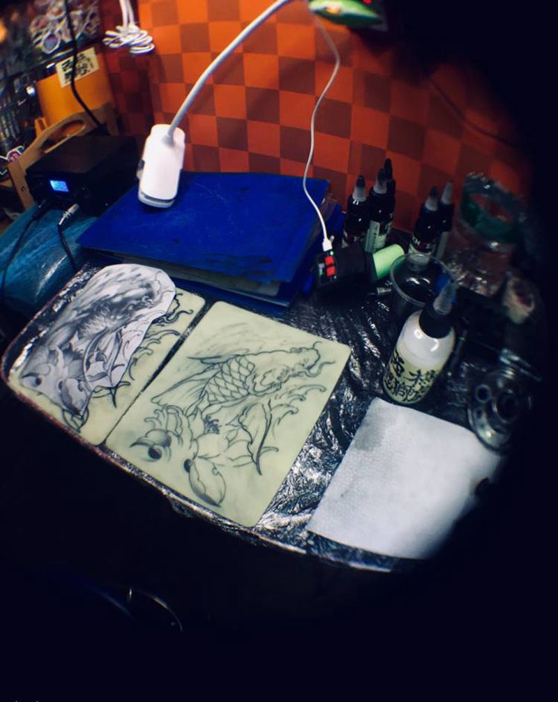 温故知新纹身图片_手臂纹身图案