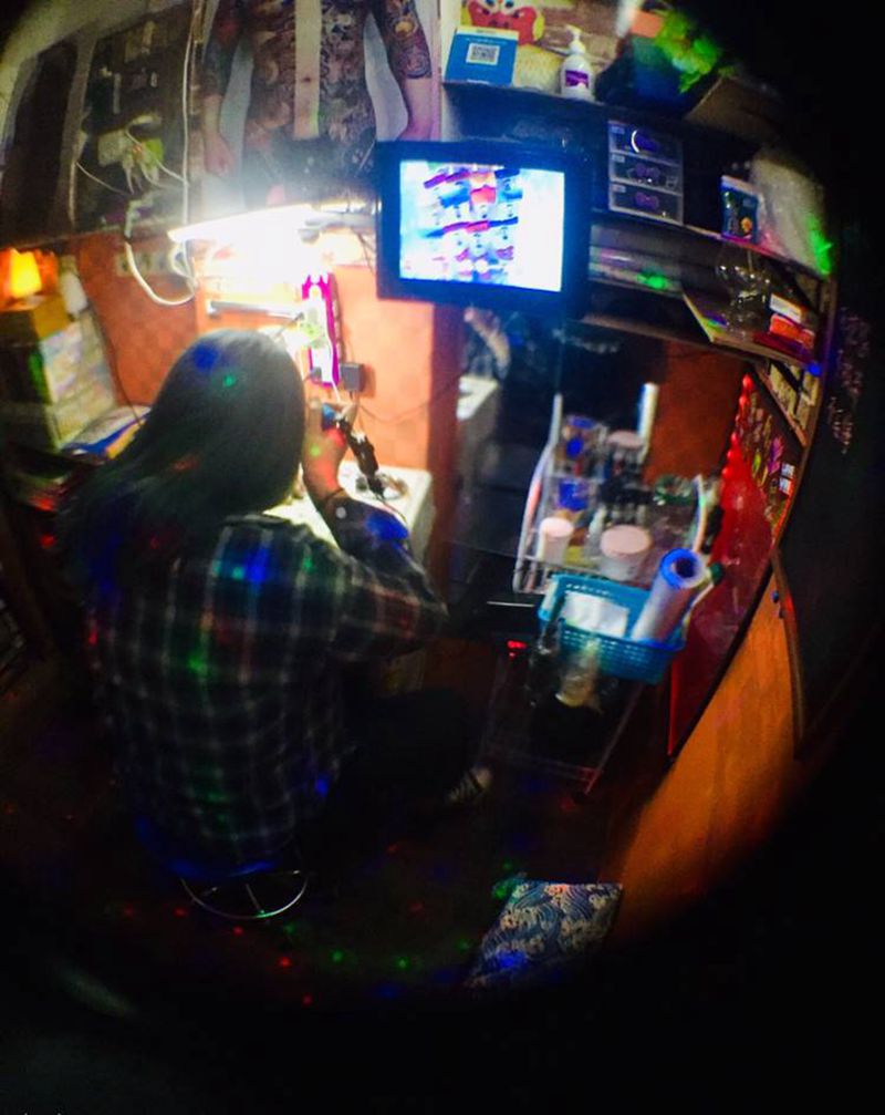 日常训练课纹身图片_手臂纹身图案