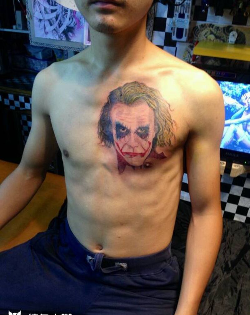 小丑纹身图片