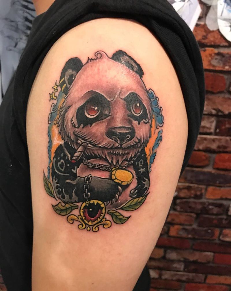 熊猫纹身图片