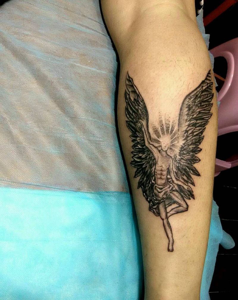 天使纹身图片