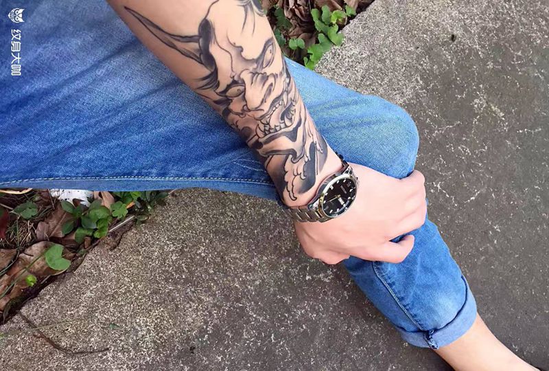 般若修改纹身图片_新传统纹身图案