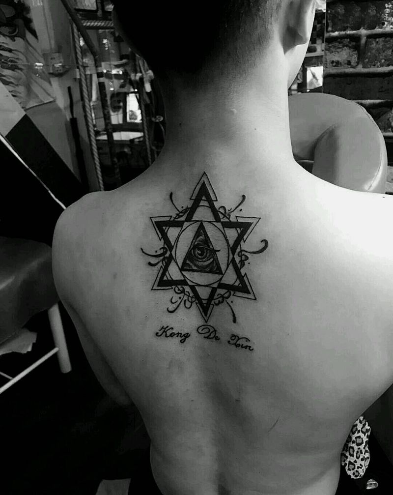 六芒星纹身图片