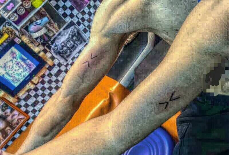 符号基友款纹身图片