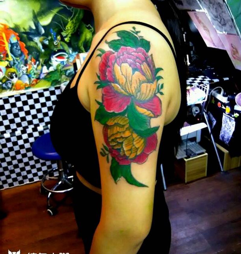 旧图修复纹身图片