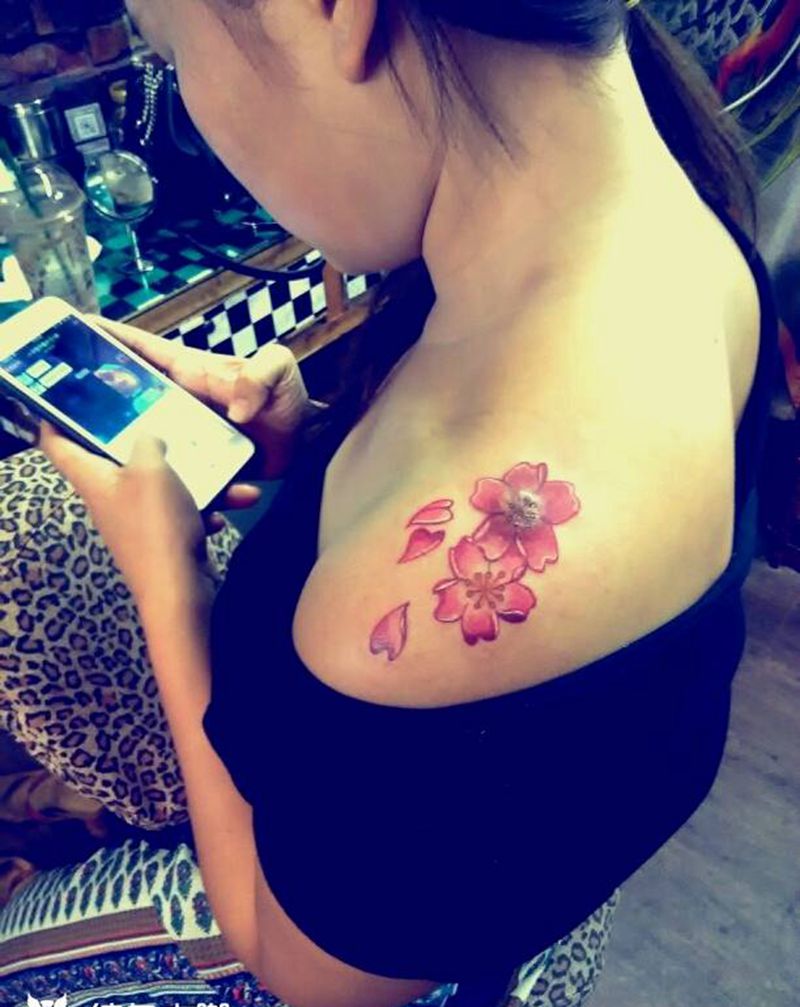 疤痕遮盖纹身图片