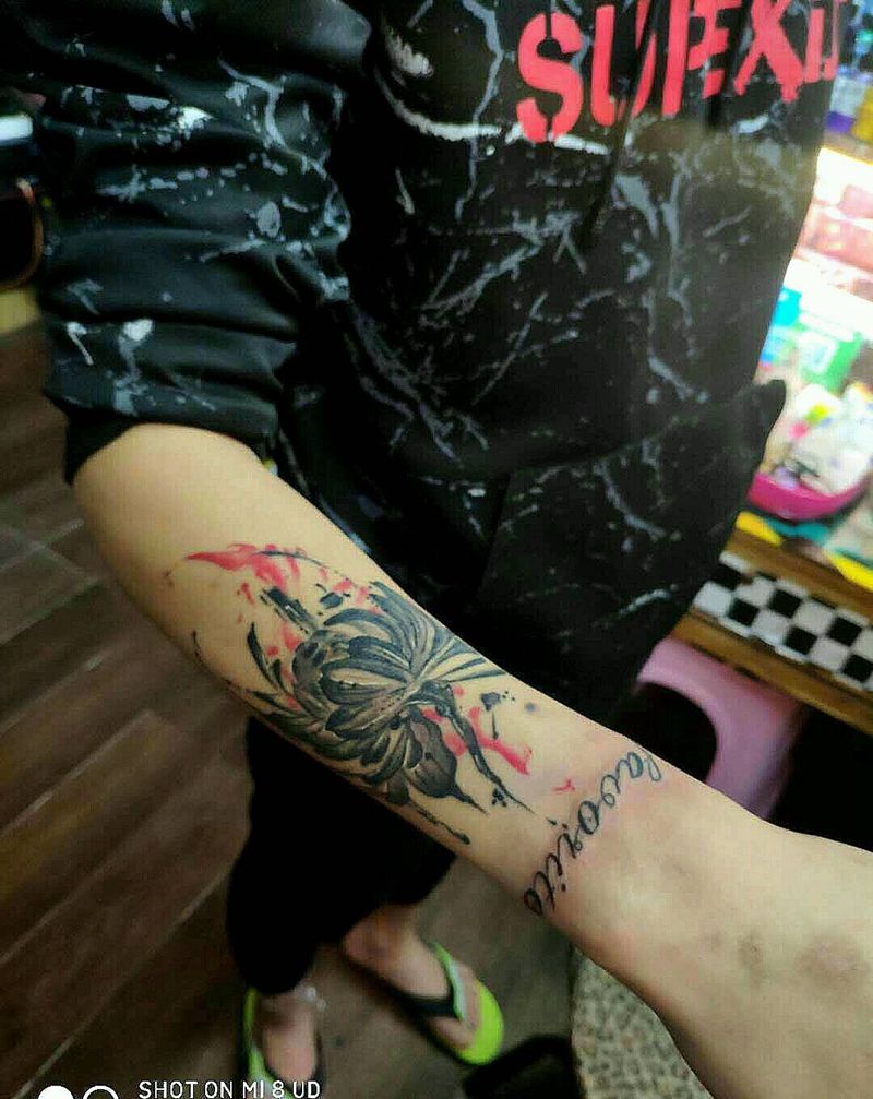 英文纹身图片_手臂纹身图案