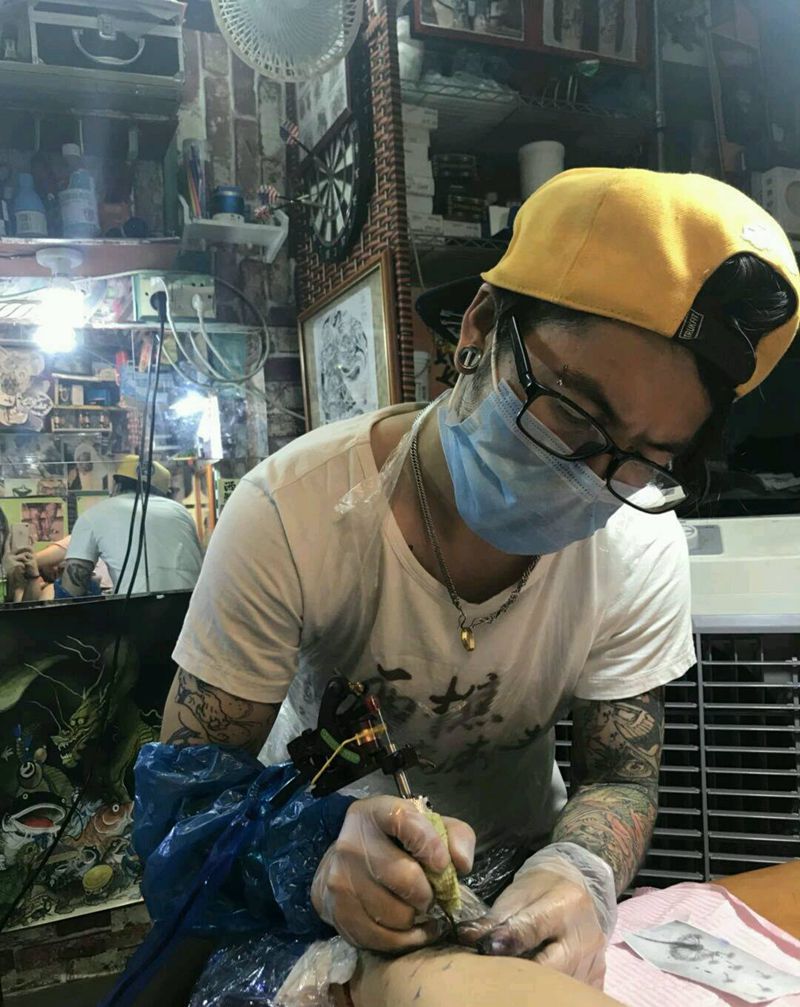 干活照纹身图片