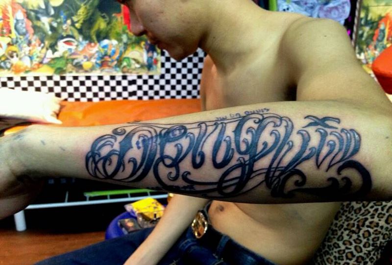 几个小纹身贴擦不掉纹身图片