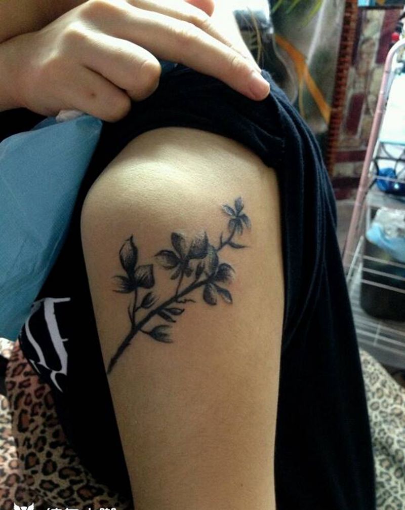 花儿纹身图片
