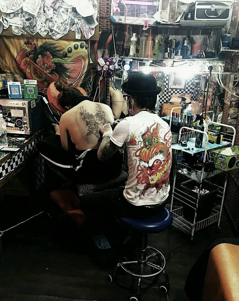 工作照纹身图片