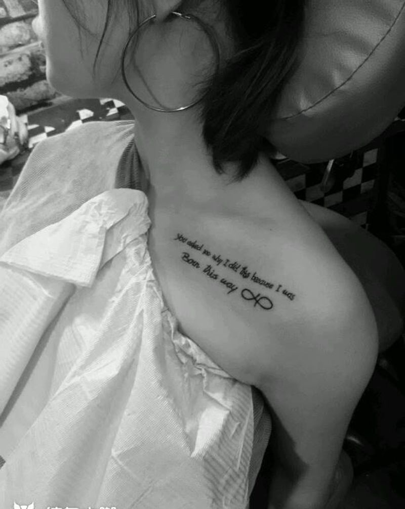 小英文纹身图片