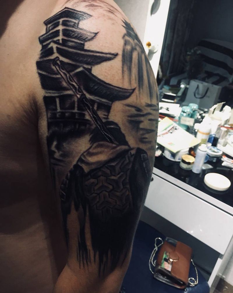 完工大圣纹身图片