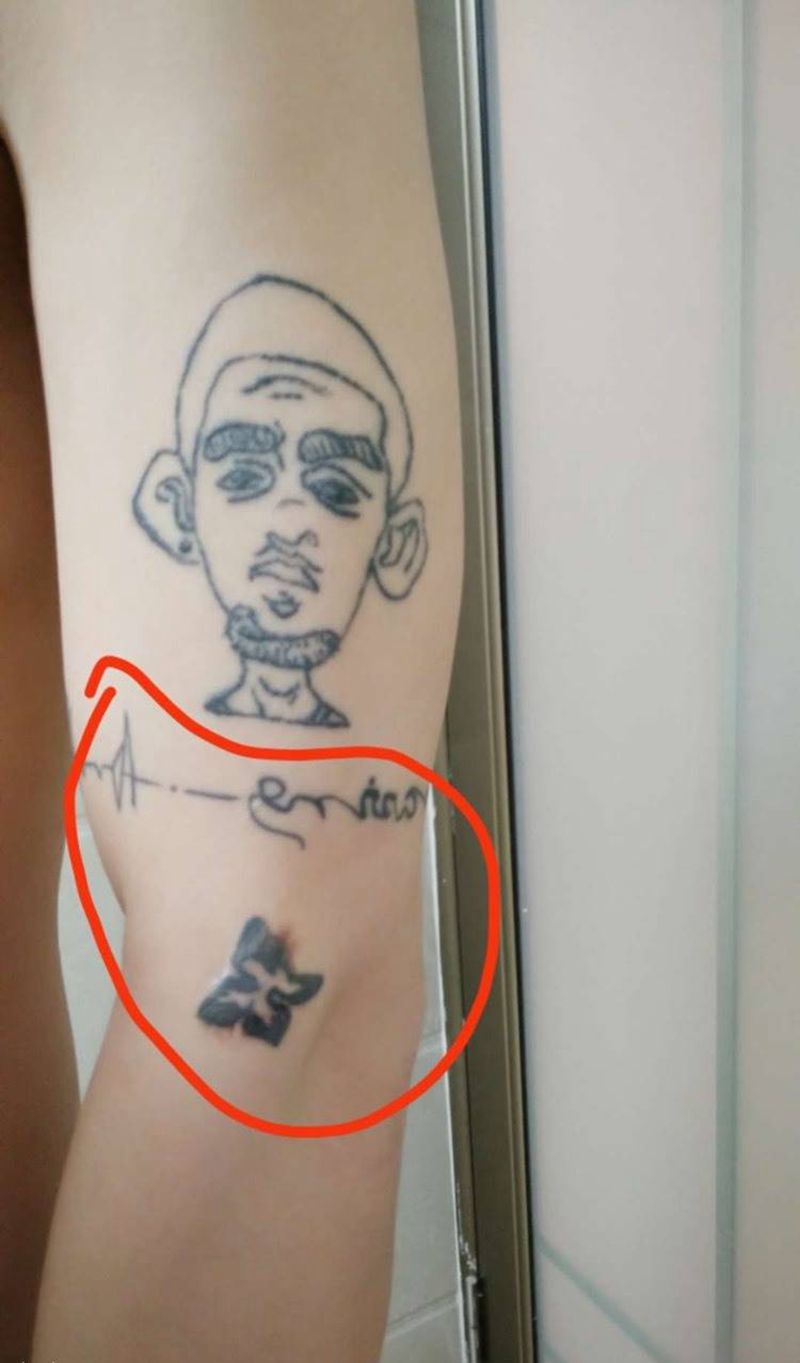 遮盖艺技纹身图片