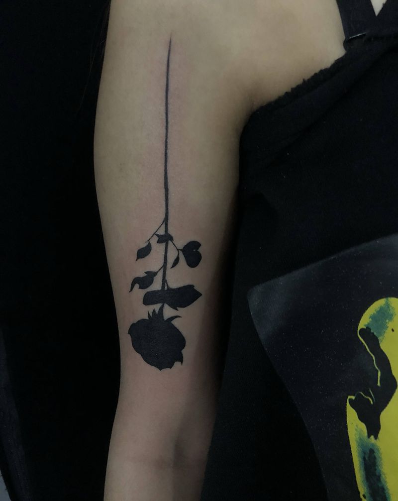 花纹身图片_手臂图腾纹身图案