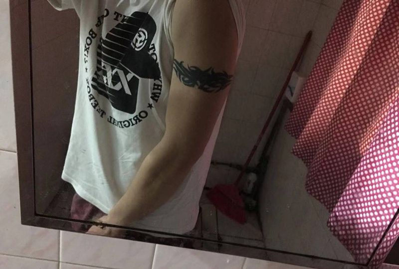 遮盖未完纹身图片