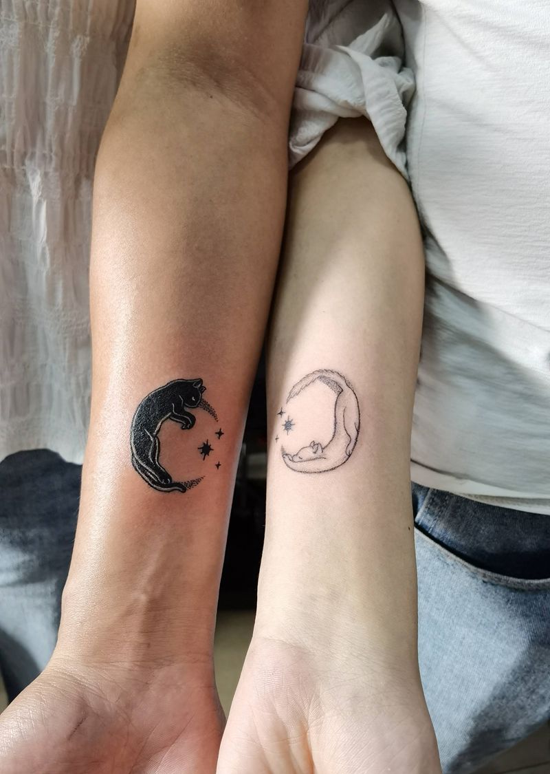 情侣纹身纹身图片_手臂纹身图案