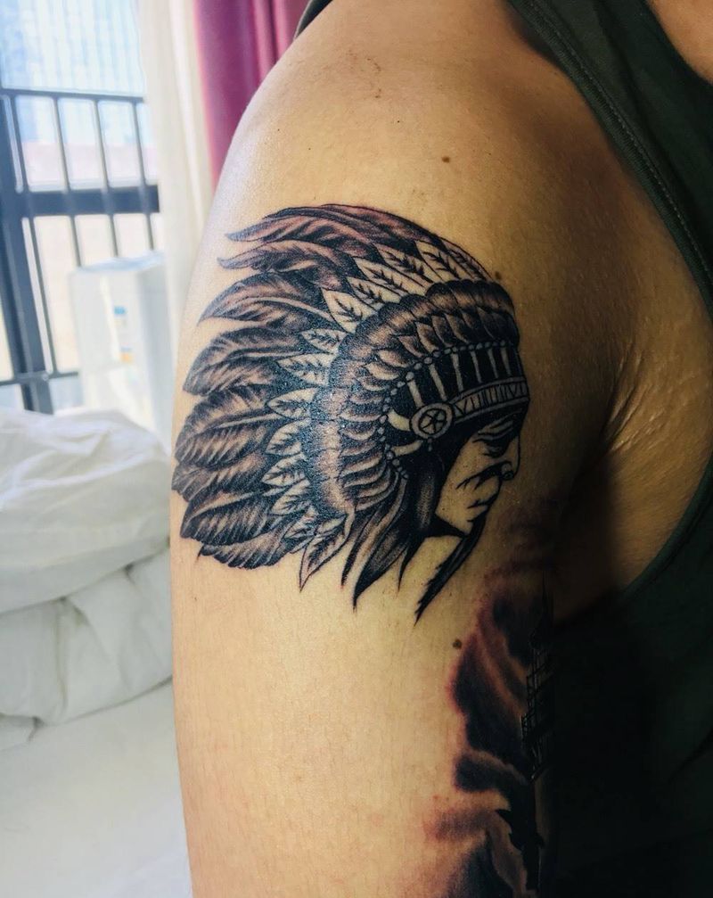 印地安人纹身图片