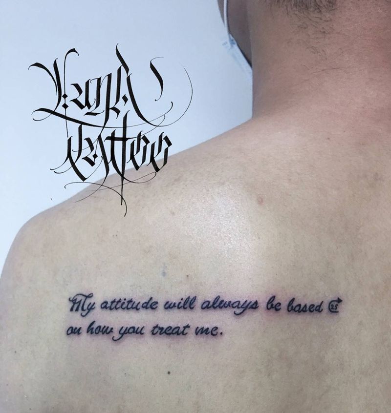 小英文纹身图片