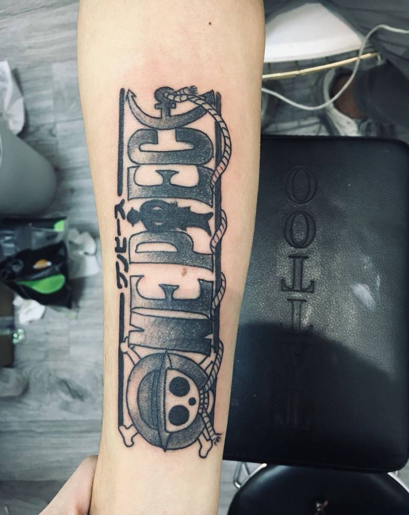 海贼王纹身图片