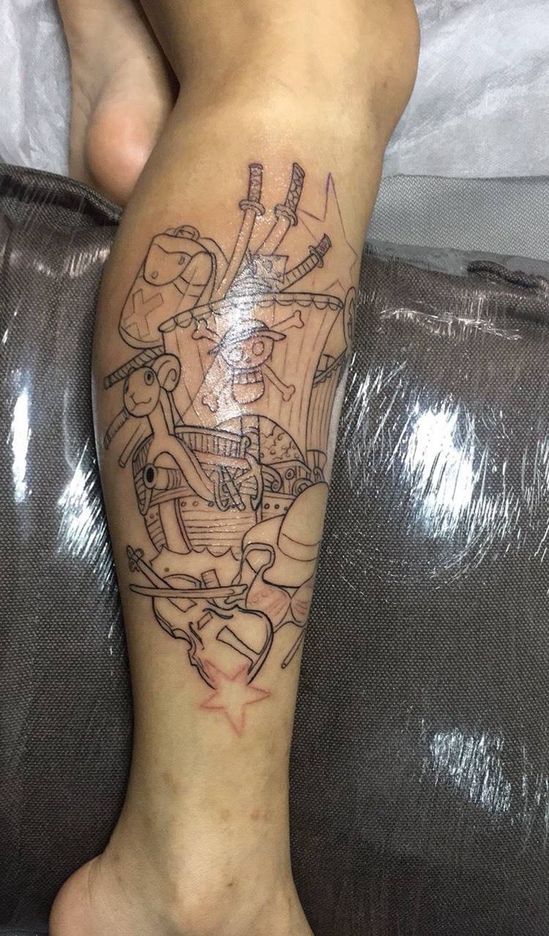 海贼王纹身图片